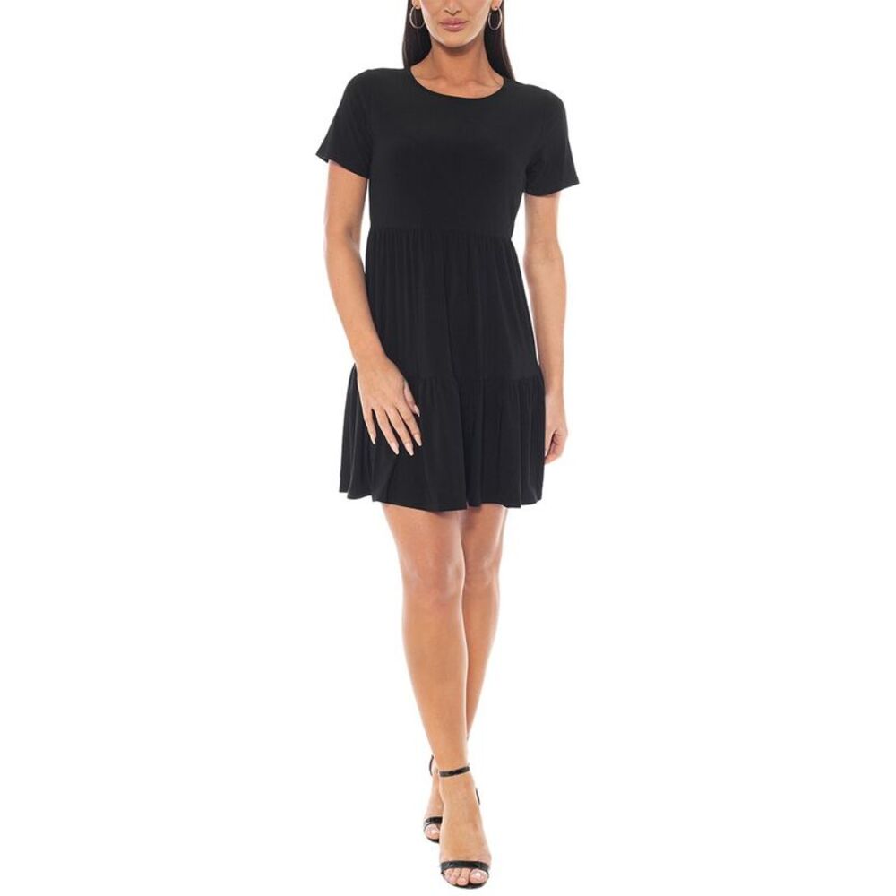 Tash + Sophie Womens  Tiered Mini Dress